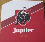 Bierviltje van Jupiler - Belgische pils, Verzamelen, Biermerken, Viltje(s), Ophalen of Verzenden, Zo goed als nieuw, Jupiler
