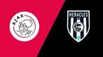 Ajax Heracles 2 kaarten naast elkaar vak 406 rij 14, Twee personen, Augustus