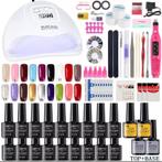 Nieuw complete gel nagellak set, Overige kleuren, Nieuw, Ophalen of Verzenden, Handen en Nagels