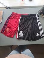 Ajax Voetbalbroekjes Maat S - Daily Paper & Uitshirt, Blauw, Ophalen of Verzenden, Zo goed als nieuw, Adidas