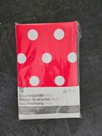 Douchegordijn rood met witte stippen nieuw, Huis en Inrichting, Ophalen of Verzenden, Nieuw, Rood, Overige typen