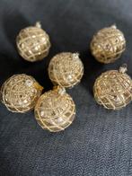 Riviéra Maison kerstballen/6 stuks., Ophalen of Verzenden, Zo goed als nieuw