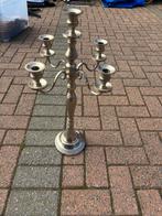 Halloween zilver metaal kandelaar, Ophalen of Verzenden, Zo goed als nieuw, Halloween of Griezel
