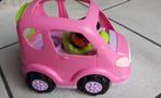 Rose auto met poppetjes little people, fisher price, Ophalen of Verzenden, Zo goed als nieuw, Auto of Voertuig