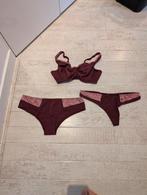 Hunkemöller setje. Bordeaux rood, Hunkemöller, Ophalen of Verzenden, Rood, Setje