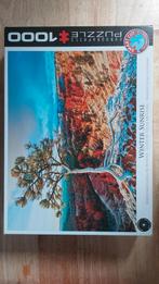Eurographics Winter Sunrise 1000 stukjes, Ophalen of Verzenden, 500 t/m 1500 stukjes, Zo goed als nieuw, Legpuzzel