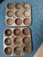 Oud bakblik voor cakejes, Ophalen of Verzenden