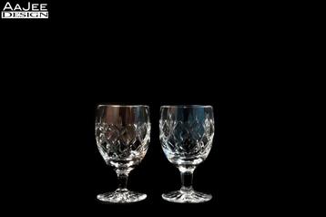 2 Webb Corbett – Kristallen glaasjes – Clifton beschikbaar voor biedingen