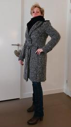 Claudia Strater wollen winterjas mt 34 grijs zwart, Zwart, Nieuw, Ophalen of Verzenden, Claudia Sträter