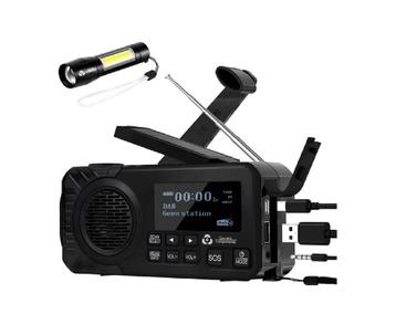 Noodradio DAB+ - Opwindbaar - Baterijen - Zonnepaneel beschikbaar voor biedingen