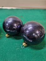 kerstballen blauw glas 3x  [a901], Diversen, Kerst, Ophalen of Verzenden