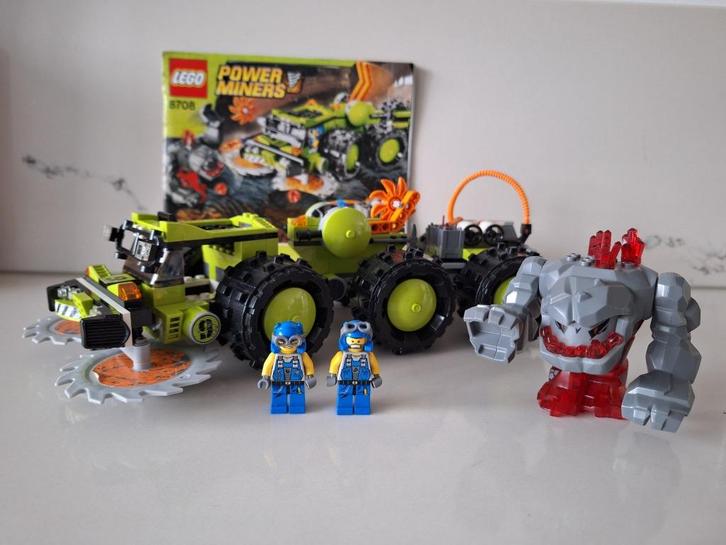 Lego 8708 Power Miners – Grottengraver, Kinderen en Baby's, Speelgoed | Duplo en Lego, Zo goed als nieuw, Lego, Complete set, Ophalen of Verzenden