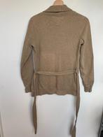 Tommy Hilfiger vest met ceintuur sweaterstof maat S bruin, Maat 38/40 (M), Danzigerkade 165, 1013 AP, Amsterdam, Ophalen of Verzenden