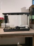 Aquarium panorama 90 liter, 75x45x30/25, Ophalen of Verzenden, Zo goed als nieuw, Leeg aquarium