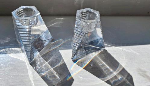 Villeroy & Boch kaarsenhouder kandelaar kristal, Antiek en Kunst, Antiek | Glas en Kristal, Ophalen of Verzenden