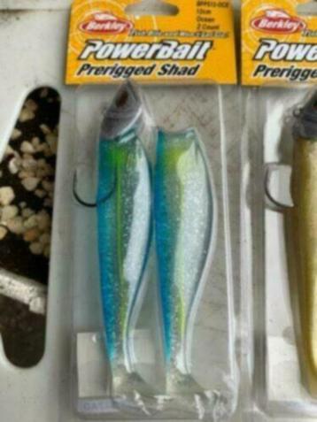 Berkley Powerbait Prerigged Shad 12cm..3 kleuren, nieuw beschikbaar voor biedingen