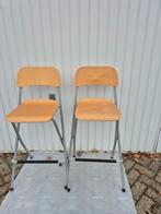 Inklapbare barkrukken - 2 stuks, Ophalen of Verzenden, Zo goed als nieuw