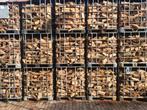 Droog haardhout/hardhout, Tuin en Terras, Haardhout, 6 m³ of meer, Ophalen, Blokken