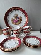 HK Bavaria Fragonard, 22 k schaal, 24 karaat kop en schotel, Ophalen of Verzenden