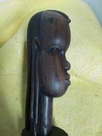 8545) mooi Afrikaans  borstbeeld   hoog  25cm, Antiek en Kunst, Ophalen of Verzenden