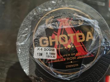 500 meter gevlochten lijn 12 x braid 60 kg lijn beschikbaar voor biedingen