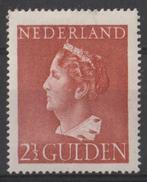 Nederland 1946 Kon. Wilhelmina nvph 347 MH, Postzegels en Munten, Ophalen of Verzenden, Na 1940, Postfris
