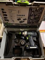 Festool 18v schroef/klopboormachine, Ophalen of Verzenden, Zo goed als nieuw, 600 watt of meer