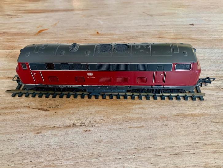 Digitale gelijkstroom dieselloc van Märklin Hamo, Hobby en Vrije tijd, Modeltreinen | H0, Gebruikt, Locomotief, Gelijkstroom, Märklin