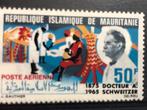 Albert Schweitzer Mauritanië 1966, Postzegels en Munten, Postzegels | Afrika, Marokko, Ophalen of Verzenden, Postfris