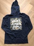 Jack & Jones camouflage print trui donkerblauw M, Kleding | Heren, Gedragen, Blauw, Jack and Jones, Maat 48/50 (M)