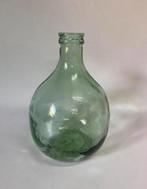 Prachtige oude vintage groen glazen gistfles met merkteken, Ophalen of Verzenden
