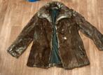 Echte vintage  bontjas ,maat M, Kleding | Dames, Ophalen of Verzenden, Zo goed als nieuw, Maat 38/40 (M), Bruin