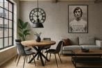 Eettafel rond 130cm. met spinpoot Direct/leverbaar E-1946, Huis en Inrichting, Tafels | Eettafels, #Eettafel#Mango#Rond#130#Spinpoot#Design#Goedkoop