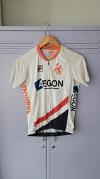 TeamNL Fietsshirt Fila, Maat 38/40 (M), Wit, Ophalen of Verzenden, Zo goed als nieuw