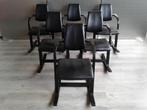 1x Stokke (Variér) Actulum (Zwart/Zwart), Zeer Mooi!, Huis en Inrichting, Stoelen, Gebruikt, Metaal, Zwart, Ophalen of Verzenden