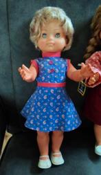 Wildebraspop 40 cm. Blond haar. Blauwe ogen., Verzamelen, Poppen, Ophalen of Verzenden, Zo goed als nieuw, Pop