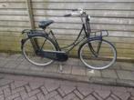 Omafiets Zwart met Transportrek voorop 28 inch wielen, Fietsen en Brommers, Fietsen | Dames | Omafietsen, Ophalen, Zo goed als nieuw
