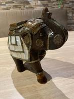 Beeld olifant hout/ bewerkt, Ophalen