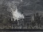 Ets brand schouwburg Amsterdam Keizersgracht Bogerts 1772, Antiek en Kunst, Verzenden