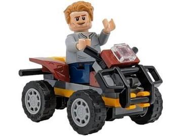 Lego minifig NIEUW JURASSIC WORLD Owen Quad World beschikbaar voor biedingen