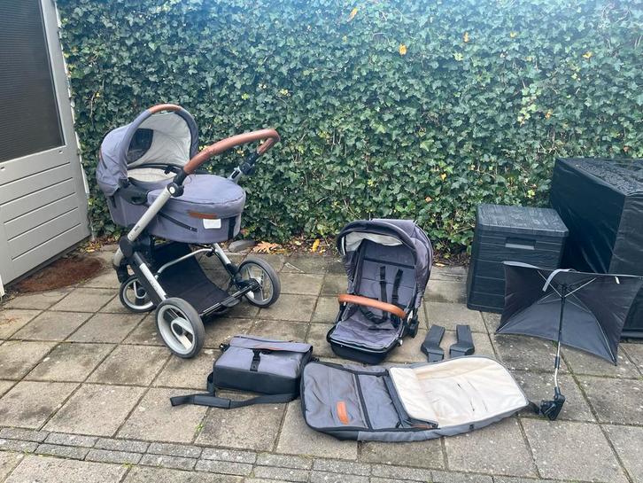 Mutsy EVO Kinderwagen Compleet, Kinderen en Baby's, Kinderwagens en Combinaties, Gebruikt, Combiwagen, Mutsy, Met reiswieg, Ophalen