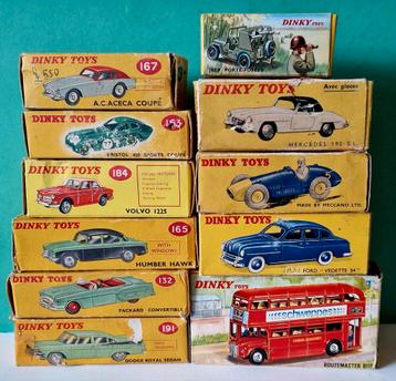 11 originele Dinky Toys doosjes beschikbaar voor biedingen