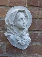 Maria met kind wanddecoratie betonnen beeld tuinbeeld beton, Tuin en Terras, Nieuw, Beton, Ophalen of Verzenden