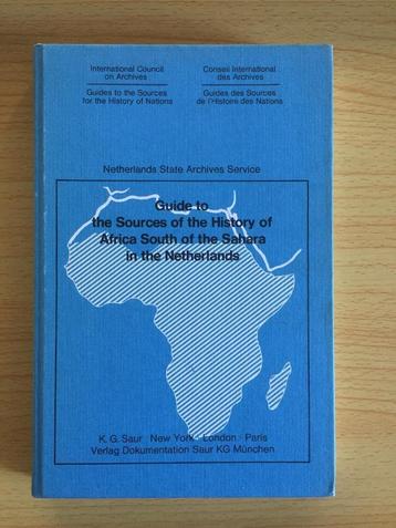 Gids voor NL archieven m.b.t. geschiedenis van Zwart Afrika beschikbaar voor biedingen