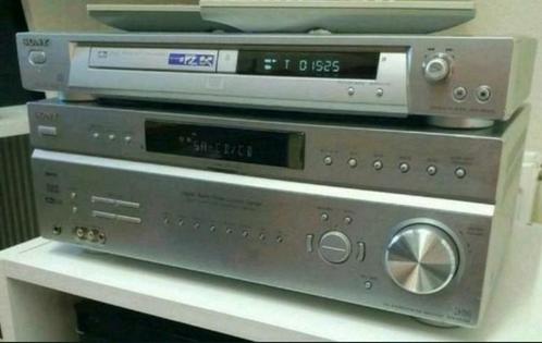 Sony set receiver str-de598 + cd dvd speler dvp-ns310, Audio, Tv en Foto, Stereo-sets, Gebruikt, Sony, Ophalen of Verzenden