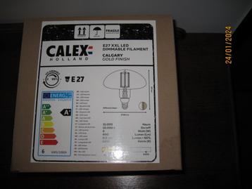 *** NIEUW *** Calex E27 XXL led dimmable filament E27 6W  beschikbaar voor biedingen