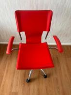 Mooie rode bureaustoel, Huis en Inrichting, Bureaustoelen, Ophalen, Zo goed als nieuw, Rood