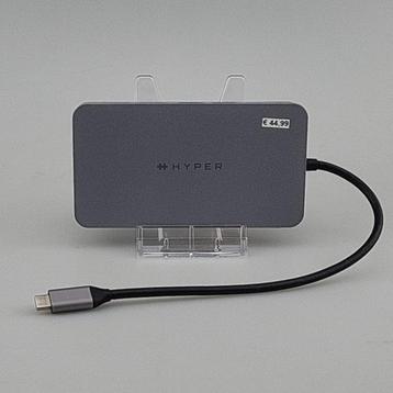 HYPER HyperDrive Dual 10-in-1 USB-C Hub Grijs beschikbaar voor biedingen