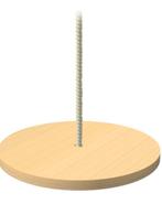 Houten schommel zwaai schijf + haak, Ophalen of Verzenden, Zo goed als nieuw, Jongen of Meisje