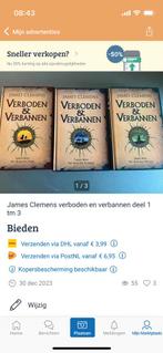 James Clemens verboden en verbannen deel 2 en 3, Gelezen, Ophalen of Verzenden